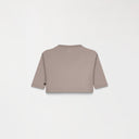 AMAL CROP TOP WOMEN TAUPE GRAY