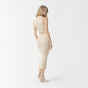 ANISTON SKIRT WOMEN GOLD