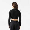 APRILE CROP TOP WOMEN BLACK