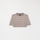 ASH CROP TOP WOMEN TAUPE GRAY