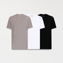 AURELIUS PACK T-SHIRT MEN BLACK- WHITE- BROWN