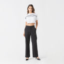 DUSTY CROP TOP WOMEN WHITE