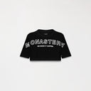 DUSTY CROP TOP WOMEN BLACK