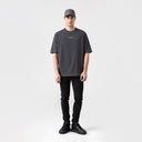 EOLO T-SHIRT OVERSIZED MEN BLACK OYSTER