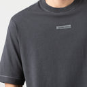 EOLO T-SHIRT OVERSIZED MEN BLACK OYSTER