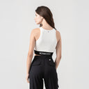 CLAIRE KNITTED TOP WOMEN WHITE