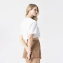 MED CROP TOP WOMEN WHITE
