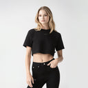 NATASHA CROP TOP WOMEN BLACK