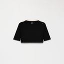 NOORA CROP TOP WOMEN BLACK