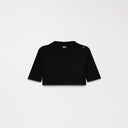 RIVER CROP TOP WOMEN BLACK