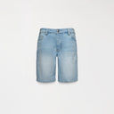 TARIK DENIM SHORT MEN BABY BLUE