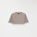 TIZOC CROP TOP WOMEN BROWN