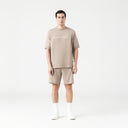 VIKRANT BURDA SHORT MEN TAUPE GRAY