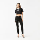 VISUS JEAN WOMEN BLACK