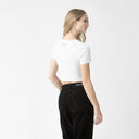 NICOLLE CROP TOP WOMEN WHITE