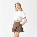 YLAIA CROP TOP WOMEN WHITE